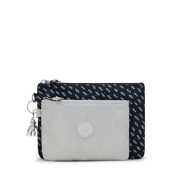 Kipling Duo Pouch Printed 2-in-One Pouches Bags Ultimate Dots | AU 2119AH